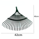 Realmote Rake 22 Toothed Rake Dead Leaf Rake Steel Wire Garden Gardening Tools Agriculture