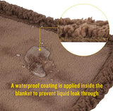 Winter Warm Thickened King Size Blanket 100% Waterproof and Stain Resistant - Cozy Shaggy Blanket for Couples, Romantic Blanket