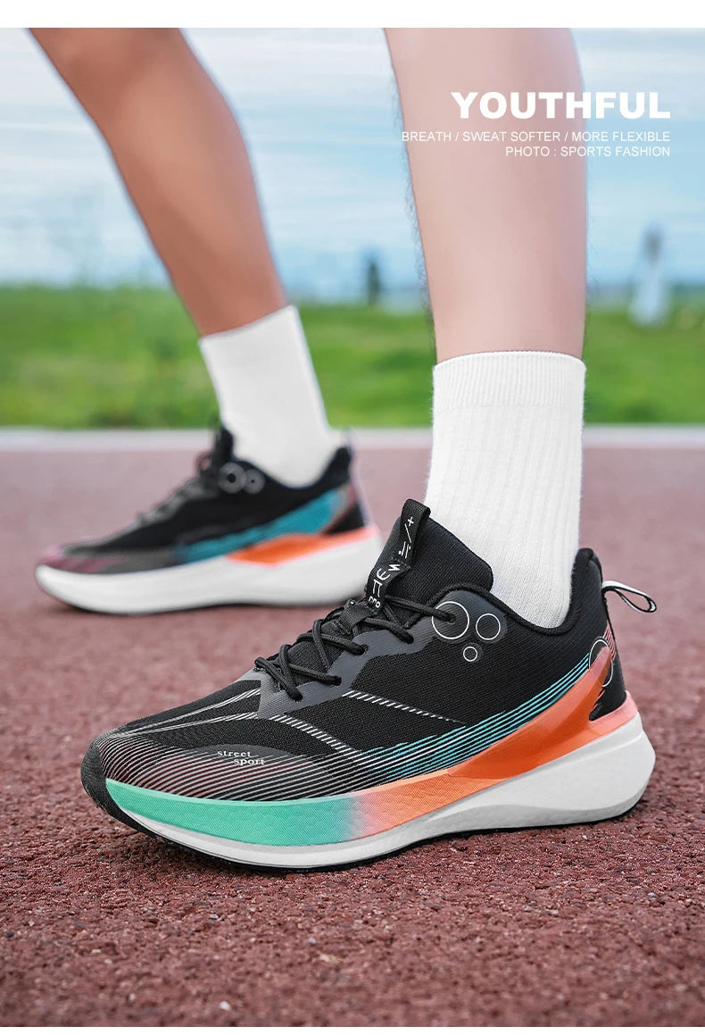 Men's Spring and Summer Soft Bottom Breathable Mesh sneaker Non-slip Wear-resistant Running Outdoor Casual Low-top Men's Shoes