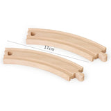 Wooden Train Track Toys Railway Rails Accessories Fit Thomas Train Road Connector Bridge Wood Railway Children Boy Christmas Gift