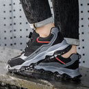 Anti-Piercing Steel Toe Safety Shoes, Certified Work Boots, Oilproof Slip Resistant for Construction & Industrial Shoes for Men