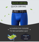 Men's Sports Fitness Shorts Gym Training Quick-Drying Compression Leggings Cycling Shorts Basketball Running Short Workout Tight