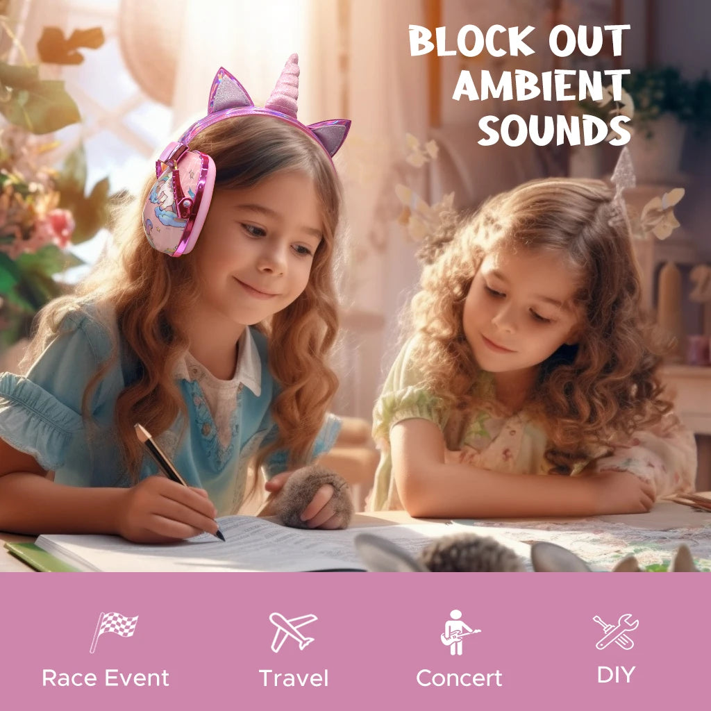 New Kid Earmuffs Noise Protection Safety Ear Muffs Protectors for Children Hearing Kids Gifts Noise Canceling Headphones 22dB