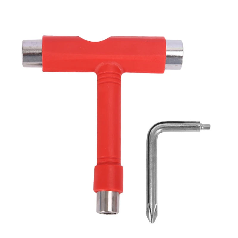 Llave Allen profesional tipo T para patineta, herramientas para longboard, patineta, tabla, patín, llave inglesa, piezas