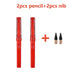 2pcs red