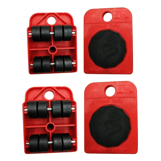 Mobiliário Movendo Transporte Roller Set, Levantamento Conjunto De Ferramentas, Barra De Roda Mover, Dispositivo De Coisas Pesadas, Remoção De Mão