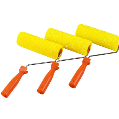 4/8inch Wall Paint Roller Brush Portable Sponge Painting Roller with Handle Roller Brush Paint Portable for Wall Painting Tool