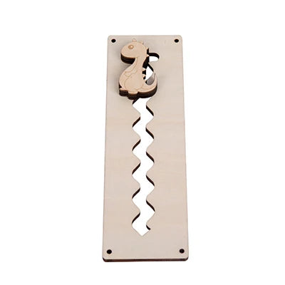 Busy Board DIY Montessori Toys Lock Mobile Children Wood Chips Skill Training Parent-Child Game Puzzle Intelligence Development