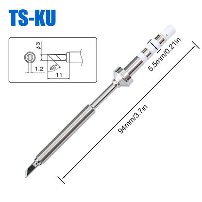 Pine64 TS100 TS101 Soldering Iron Tips Replacement Various Models of Pinecil V2 Electric Soldering Iron Tip TS Series BC2 ILS