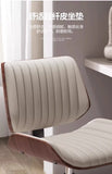 Silla de ordenador italiana de madera maciza, ligera y de lujo, ideal para el hogar, ideal para estudios de larga duración, giratoria y elevable, ideal para reuniones y oficinas.