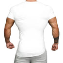 Camisetas de manga corta transpirables de algodón para hombre, camisas ajustadas para gimnasio, Fitness, culturismo, ropa deportiva con dobladillo Irregular, transpirables, de verano