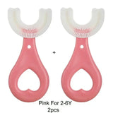 Baby Toothbrush Children 360 Degree U-shaped Child Toothbrush Teethers Baby Tooth Brush Silicone Kids Teeth Oral Care Cleaning
