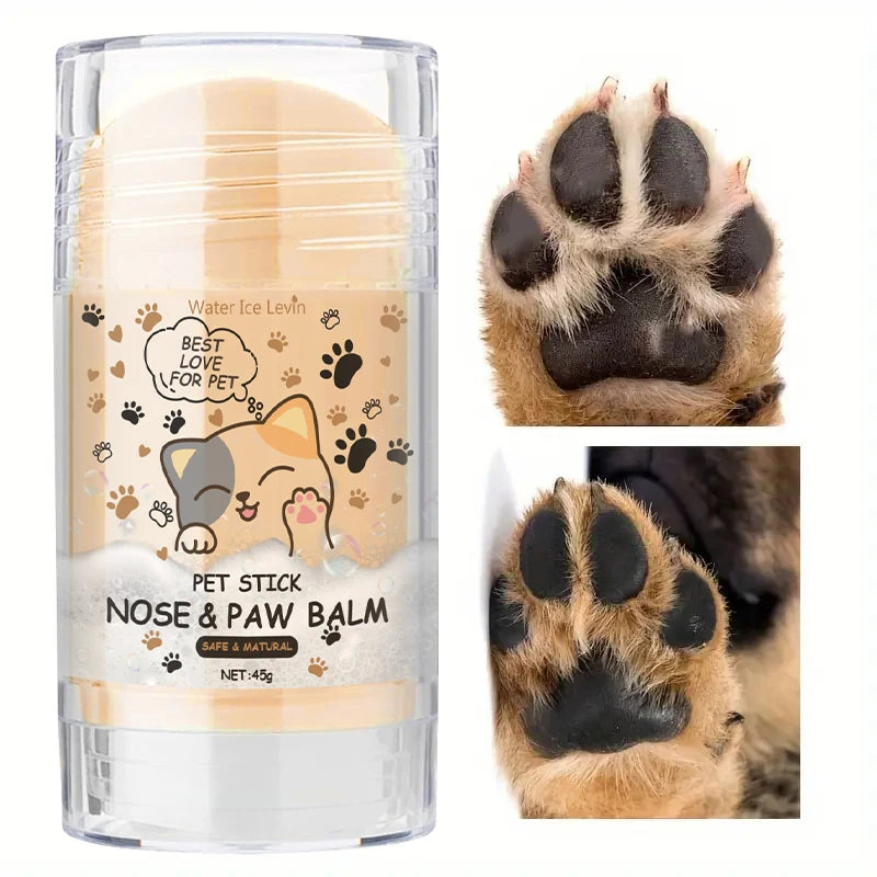 45g Dog Nose and Paw Balm Dog Paw Cream Cats Dogs Paw Protector Cream Pet Feet Moisturizer Pet Cracked Feet Repair Pet Accessories