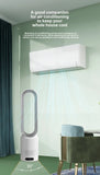 Leafless fan, household electric fan, no pages, silent air filter, circulating fan, bed head, floor standing desktop