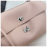 Casual Large Capacity Lychee Pattern Single Shoulder Slant Cross Bag Versatile Underarm Bag Simple Stylish Tote Bag