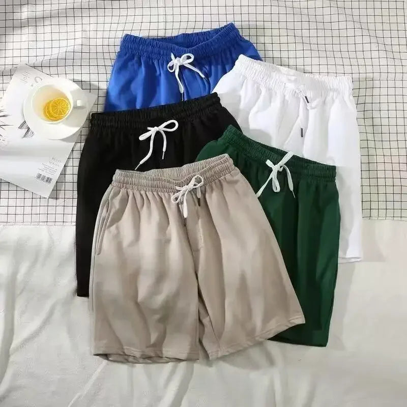 Trendy Brand Casual Loose-fit Men's Shorts Summer Home Comfort Sweatpants Sleepwear Stylish Five-piece Pants