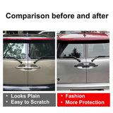 Black For Mini Cooper One D S JCW R55 Clubman 4Doors 2007-2014  Door Handle Covers Stickers Car-Styling Exterior Accessories