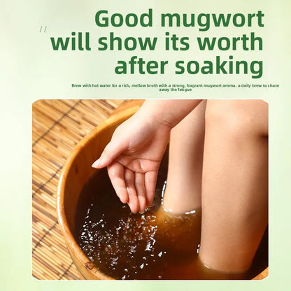500g Aged Mugwort Bath Bags for Foot Soak Body Relaxation Herbal Therapy Used for Bathing and Foot Soaking