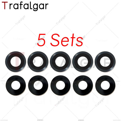 Lente de cristal de la cámara trasera para Motorola MOTO G54 5G XT2343-1 XT2343-2, repuesto con adhesivo.