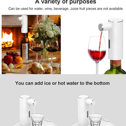Smart Quantitative Alcohol Dispenser Professional High End Whiskey Pump Dispenser Liquor Pump Adjustable Electric Wine Decanter