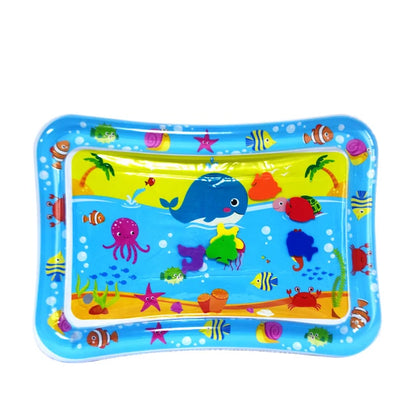 Infinno Inflável Tummy Time Mat, Premium Baby Toys, Water Play Mat para Bebês e Crianças