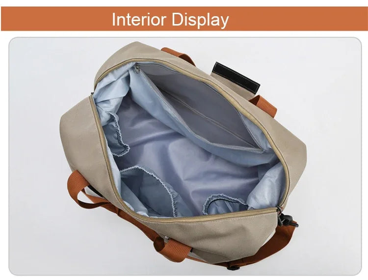 Bolsa de gimnasio de viaje, equipaje de corta distancia, bolsas de fitness portátiles, bandolera, bolso de pecho, bolso de mano, bolso de mano, bolso de fin de semana