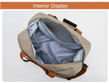 Bolsa de gimnasio de viaje, equipaje de corta distancia, bolsas de fitness portátiles, bandolera, bolso de pecho, bolso de mano, bolso de mano, bolso de fin de semana