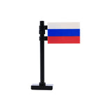 MOC City Street View National Flag Series WW2 Accessories Building Blocks Franch Italy Military Army War DIY Kid Bricks Toy Gift