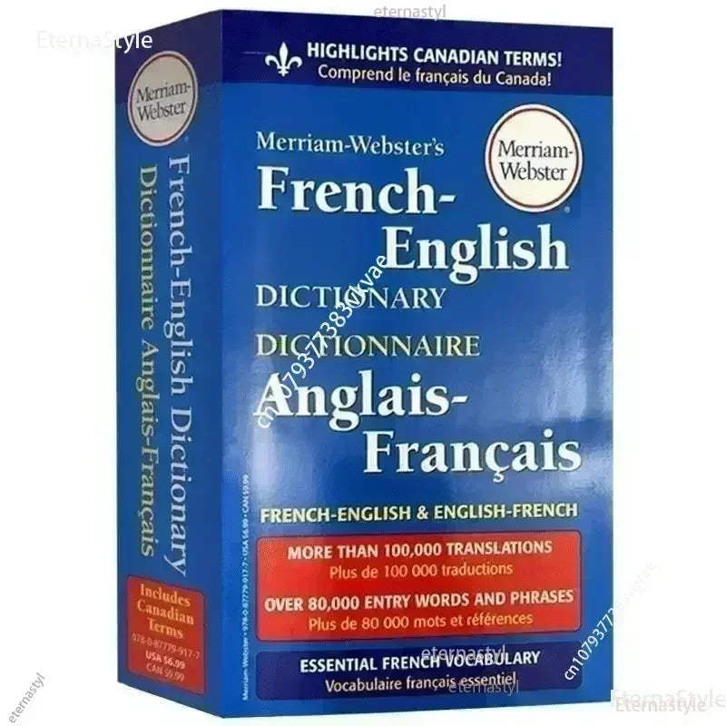 Merriam Webster's French English Dictionary Wordpower Original Language Learning Bookslibross  of Book BOOK to books