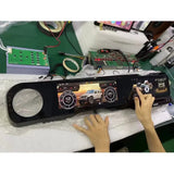 For Jeep Wrangler 2018-2022 Carplay LCD Instrument Panel Dual Screen Android Multimedia Video Player GPS Navigation Android Auto