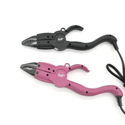 No.4 ajustar temperatura conector de fusão de extensão de cabelo/extensão de cabelo ferro de fusão eua plug 110v preto cor rosa conector de cabelo