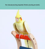 4/6/8 Step Bird Climbing Ladder Parrot Toy Ladder Bird Interaction Fun Climbing Toys Wooden Exercise Rack