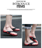 Men's Summer 2025 Trendy Flip-Flops Beachwear Slippers Anti-slip Deodorant Casual Shoes Plastic Slip-On Sandals for Adults
