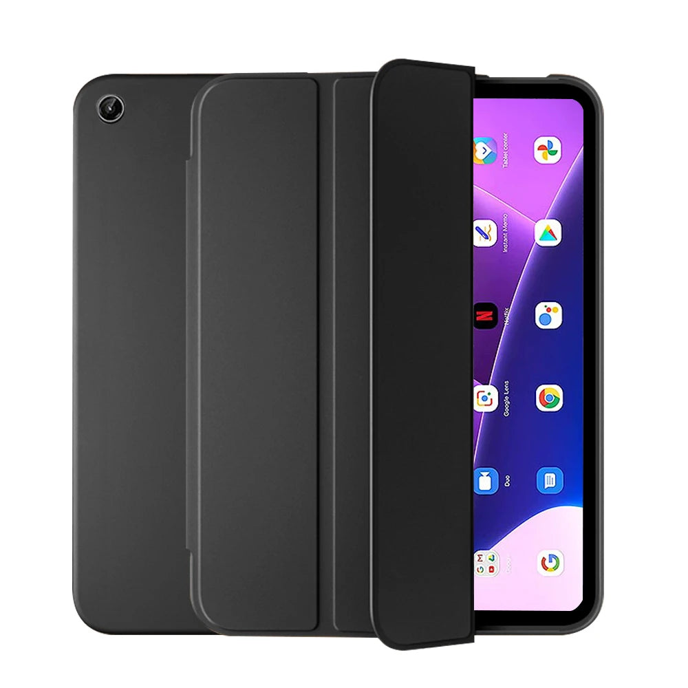 For Lenovo Xiaoxin Pad 2022 10.6" Tab M10 Plus 3rd Gen Case TB128FU TB125FU Funda Tablet Tri-Fold Magnetic Stand Cover+Film