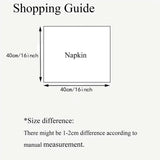 Tablecloth Napkins, Durable Polyester Thickened Pads, Reusable Kitchen, Dining, Holiday Decorations