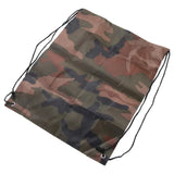 Outdoor Unisex Riding Gym Shoes Clothes Storage Travel Camouflage Drawstring Bag Oxford Bag Backpack Portable Sports Bag