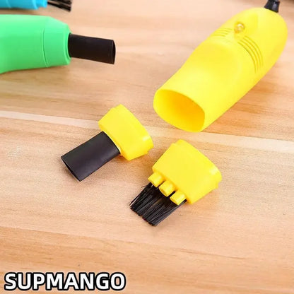 Mini aspiradora USB, cepillo para teclado, limpiador de carcasa de portátil, cepillo para polvo, aspiradora USB portátil, herramienta de limpieza de computadora