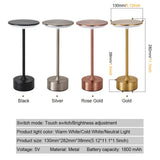 LED Table Lamp Touch Sensor Night Light USB Rechargeable Portable Bedroom Night Light Wireless Reading Lamp Restaurant Hotel Bar