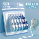 5/6PCS Permanent Adhesive Tape Correction Tape Roller Set Smooth Compact Design with No Drying Time Adhesive Grooves for School