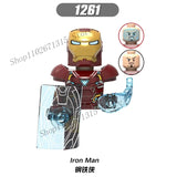 Marvel Avengers Superhero Building Blocks Iron Man Doctor Strange Hulk Thanos Spider-Man Venom Hawkeye Bricks Toys