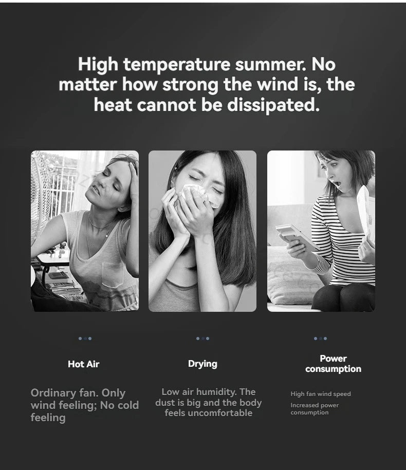 New Household Air-conditioning Fan, Mini Electric Fan in Dormitory, Small Air-conditioning Office, Small Movable Air Cooler