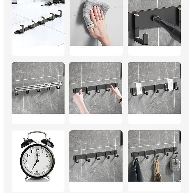 Gancho adhesivo fuerte para colgar en la pared, para toallas, baño, cocina, baño, sin perforaciones, gancho adhesivo de carga