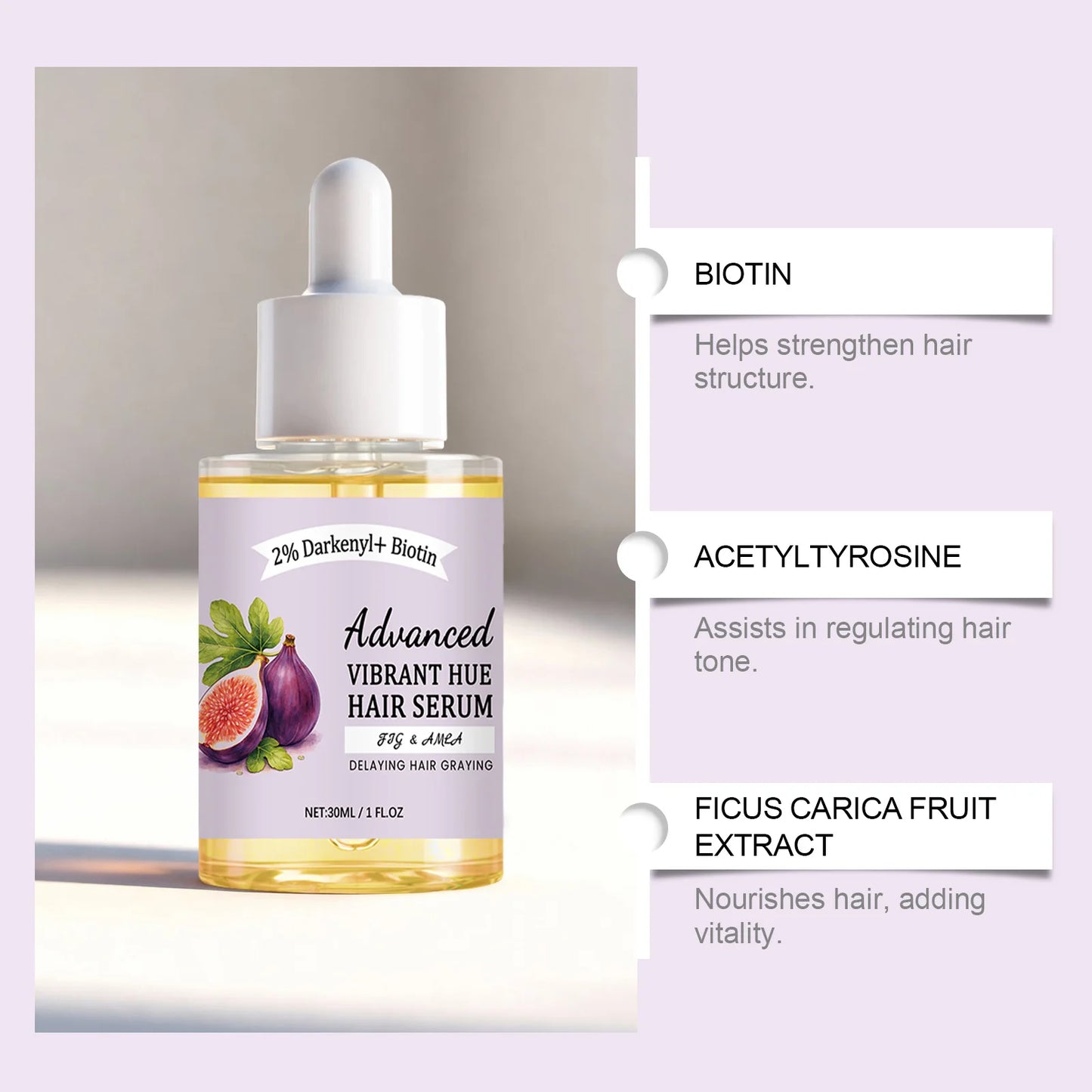 Natural Fig Hair Care Essence Nourishing Softening Dry Deep Conditioning Strengthen Roots Scalp Repair Damaged Biotin Hair Cream