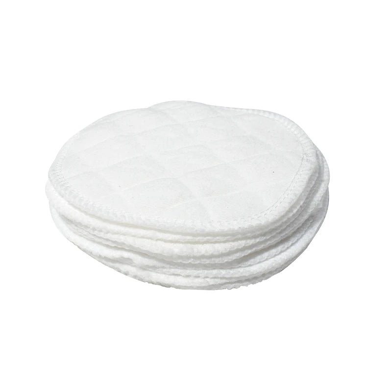 6 almohadillas de lactancia de algodón suave para bebés, lavables, absorbentes, reutilizables, antidesbordamiento, para lactancia posparto, 12 unidades