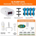 2/8/16 Heads Automatic Plant Flower Watering Pump Garden Accsesories Plants Sprinkler Drip Irrigation Device Water System Kit