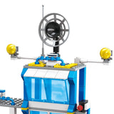 Police station building blocks, children's educational building block toys, Christmas gifts, birthday gifts (503 pieces)