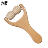 Rodillo de masaje de madera, multifuncional para reducir la celulitis, la tensión muscular y mejorar la salud de la piel, cuerpo completo, 1 unidad 