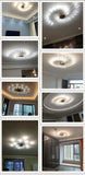 Lámpara de techo LED moderna para sala de estar, comedor, dormitorio, diseño de fuegos artificiales nórdicos, decoración del hogar, iluminación interior