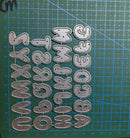 Letter Metal Cutting Dies Stencil Template Die Cut Scrapbooking Embossing Dies Art Decoration Craft Knife Mold