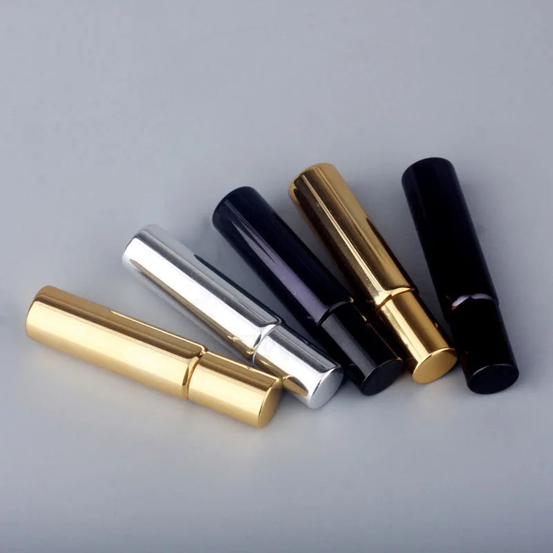 5/10ml UV Glass Stainless Steel Beads Essential Oil Roll-on Glass Bottle Eye Cream Massage Application Sample 1pc